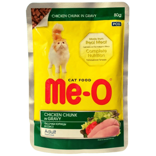 ME O Pouch Makanan Kucing Basah 80 Gram-image