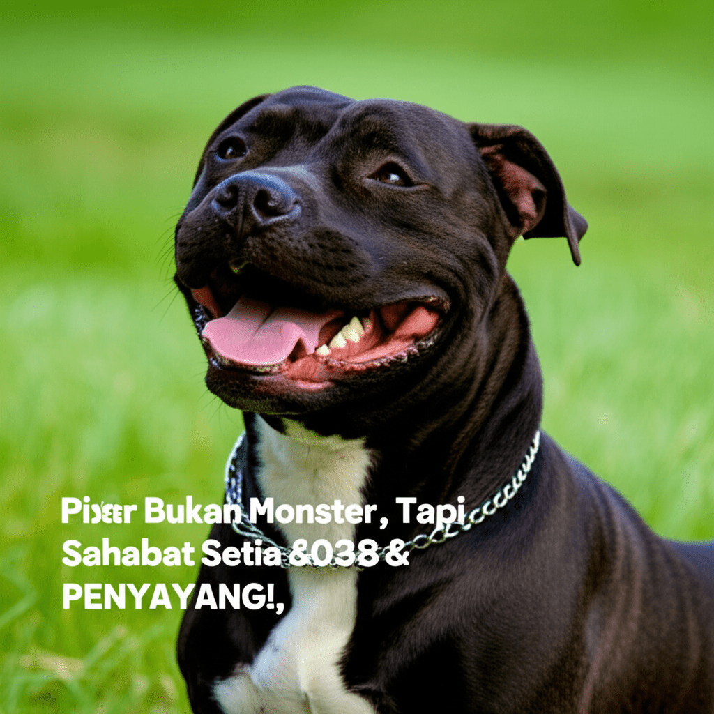 Pitbull: Bukan Monster, Tapi Sahabat Setia & PENYAYANG!